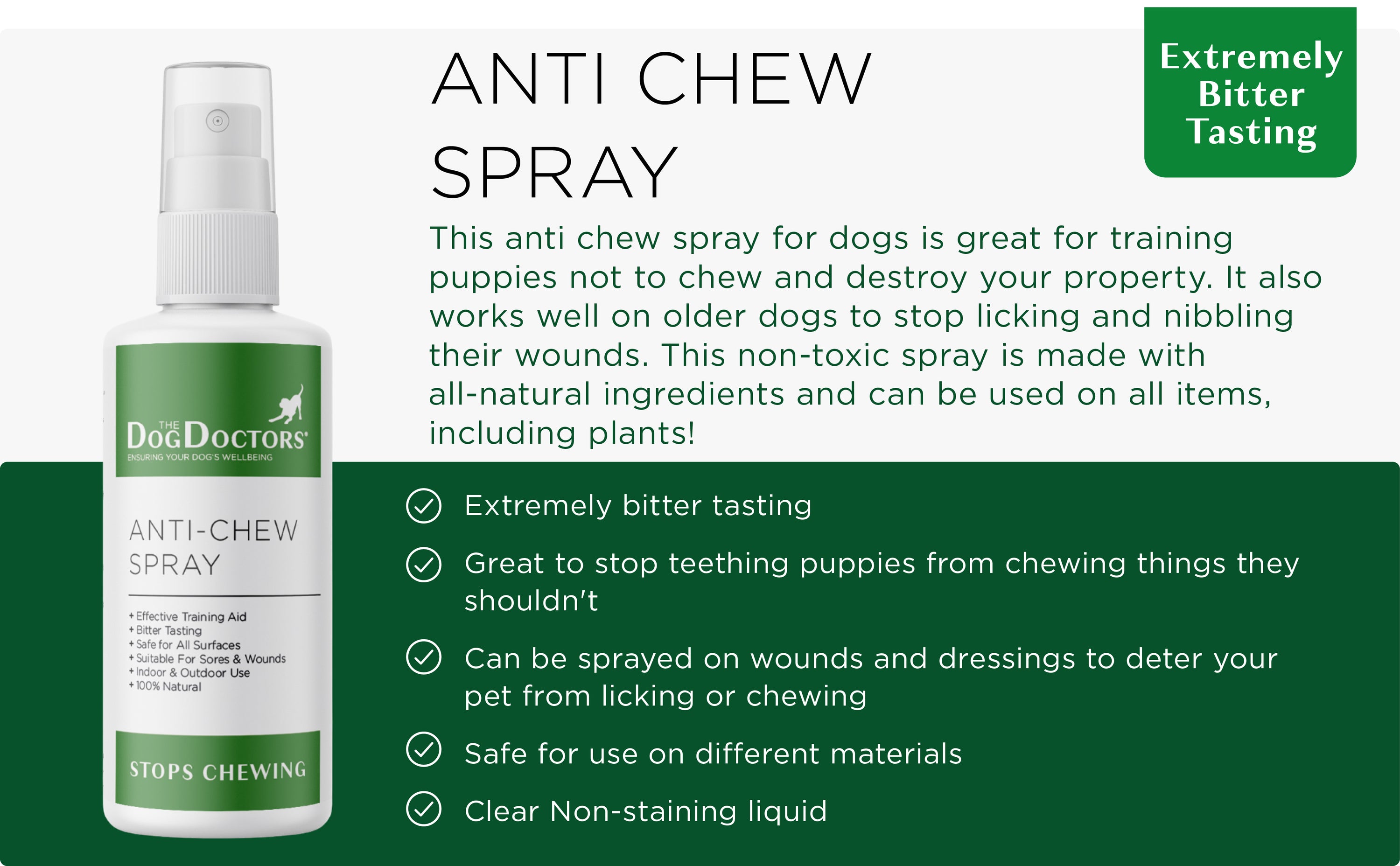 Anti Chew Spray for Dogs The Dog Doctors - Main Image