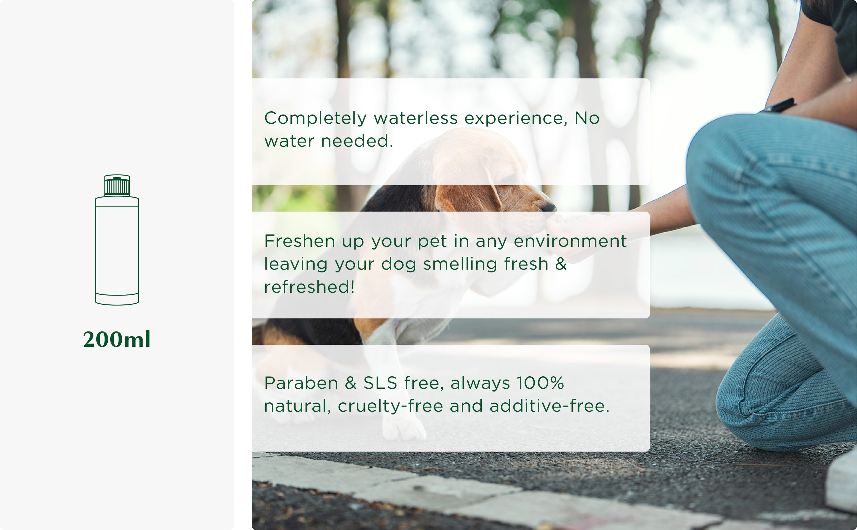 Dry Shampoo for Dogs - Coconut Wash