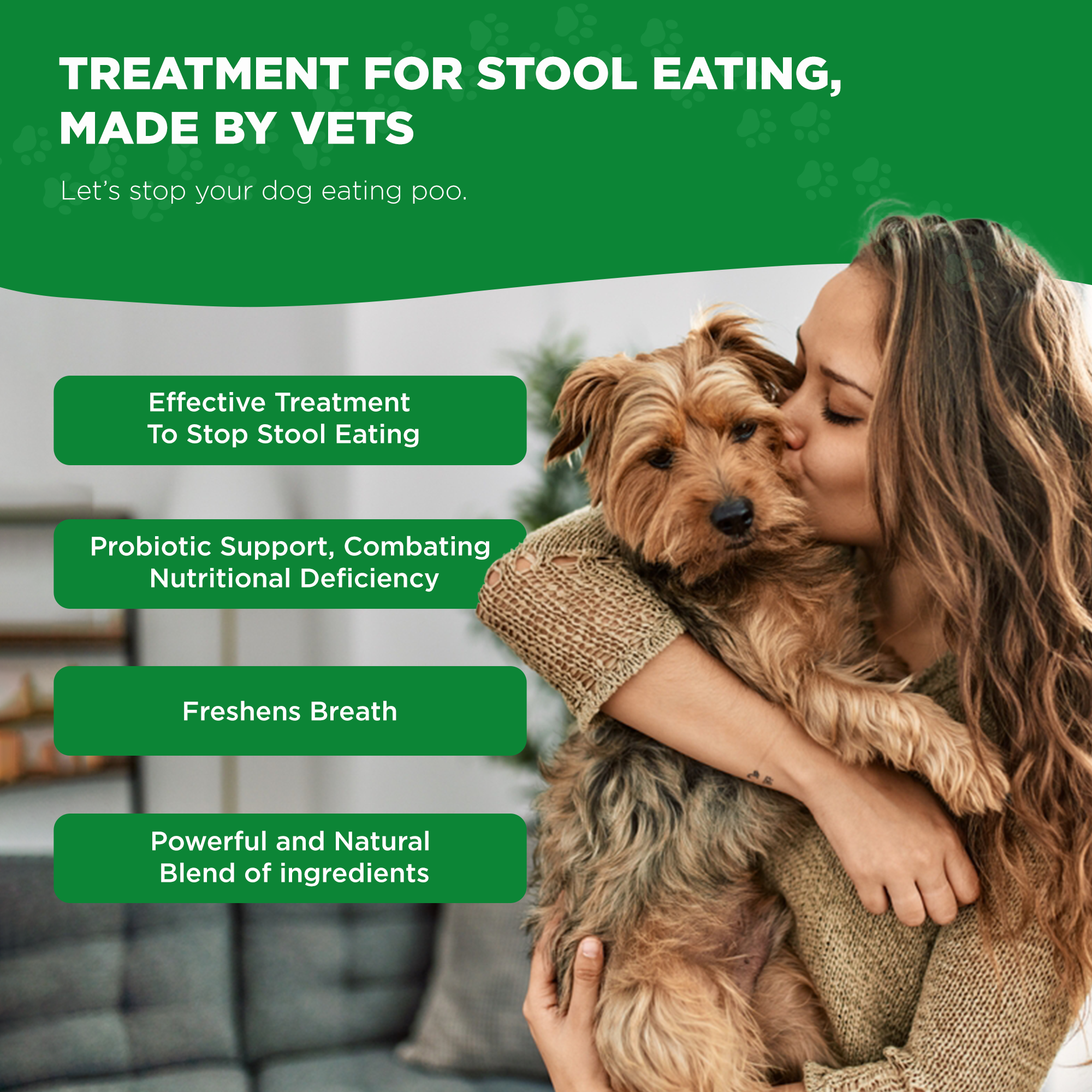 Coprophagia Soft Chews - Stool Eating Deterrent