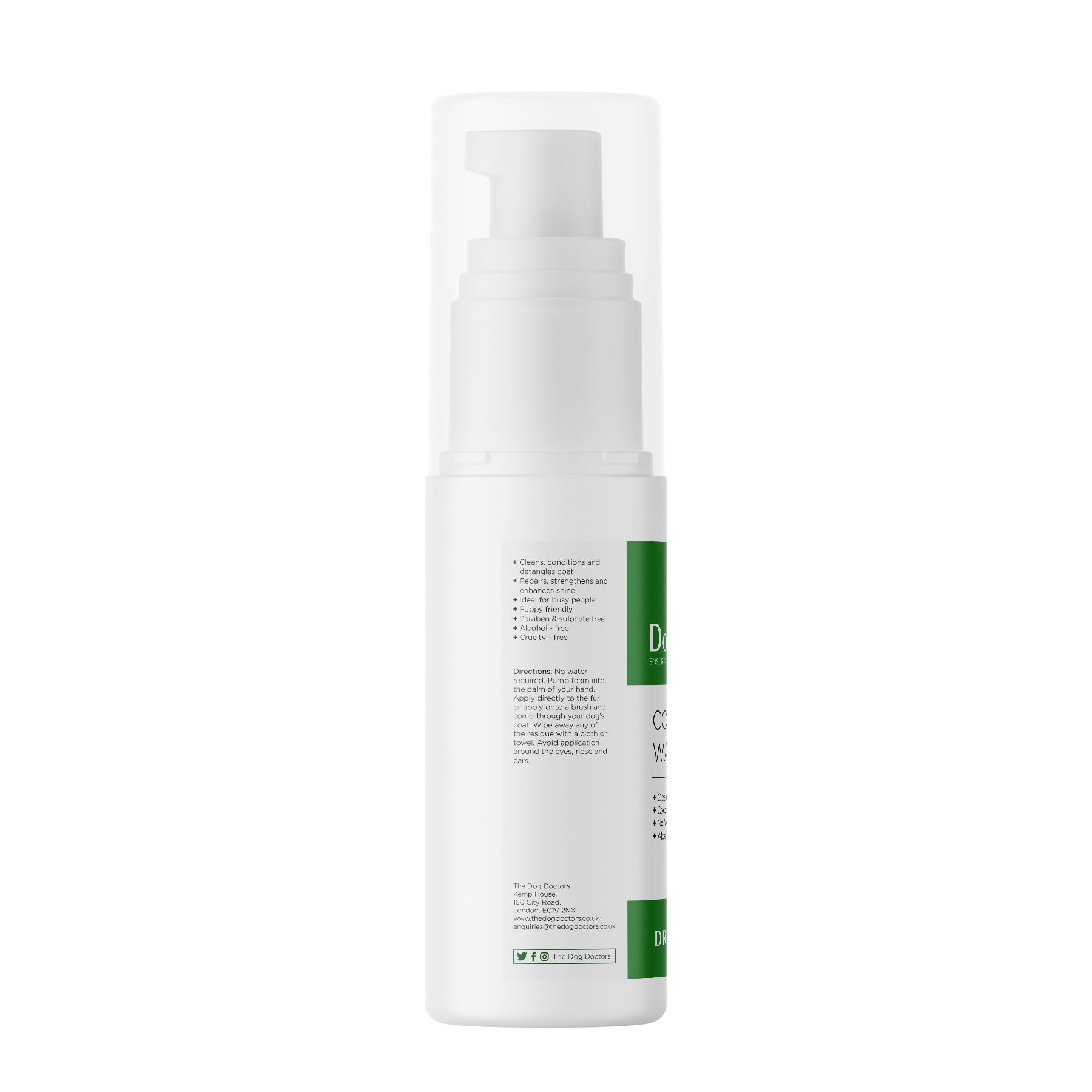 Dry Shampoo for Dogs - Coconut Wash